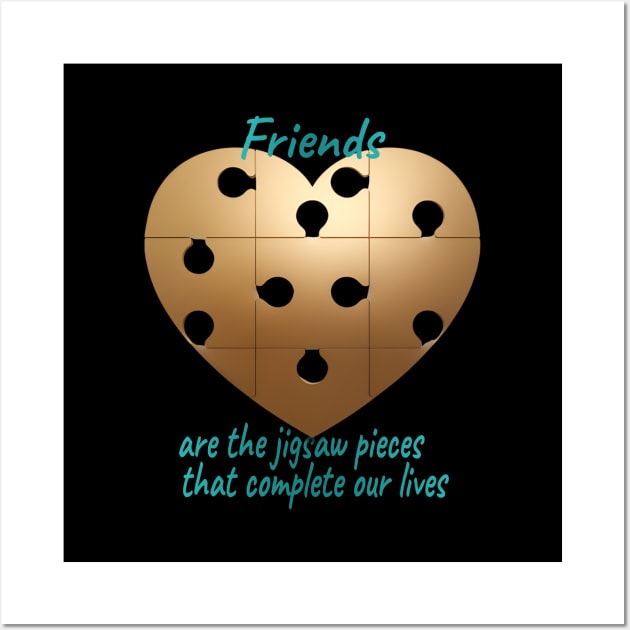 Friendship heart Wall Art by Merlyn Morris